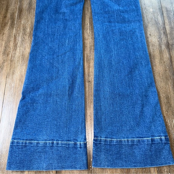 Gap 70s flare high rise jeans Blue 29 8 Tall Long - Picture 13 of 13